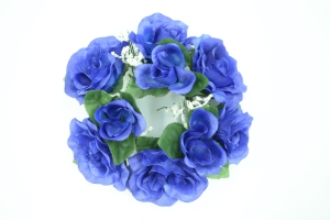 Navy Blue Candle Ring For Pillar Candle (Lot of 1) SALE ITEM
